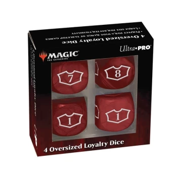 Magic: The Gathering - Deluxe 22MM Mountain Loyalty Dice Set with 7-12