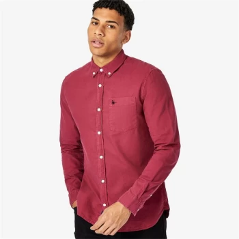 Jack Wills Langforde Oxford Shirt - Red