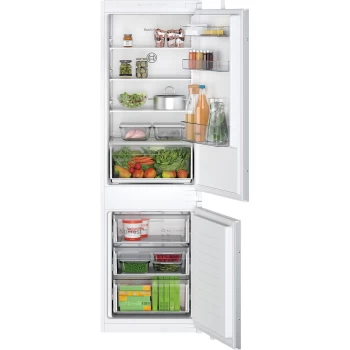 Bosch Serie 2 KIN86NSF0G Integrated 60/40 Frost Free Fridge Freezer with Slided-mounted Kit - White