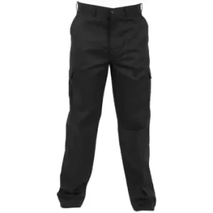 Absolute Apparel Mens Combat Workwear Trouser (42 inches short) (Black) - Black