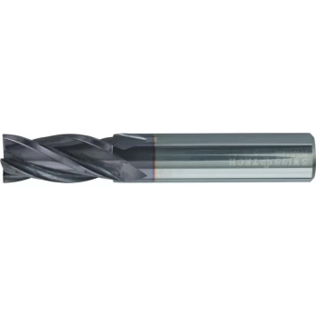 3.00MM Series 66 Carbide 4 Flute Plain Shank Short Series End Mills - EMQ-4PS Q-Coat Coated