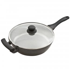 Denby Granite Finish Cast Aluminium 28Cm Saute Pan With Lid