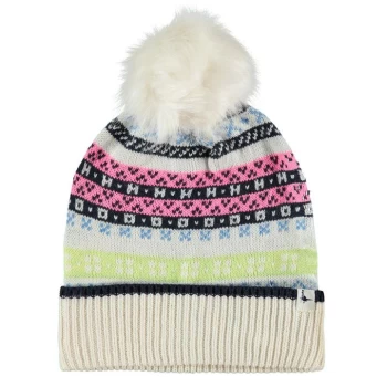 Jack Wills Benwick Fair Isle Beanie - Blue