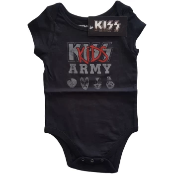 KISS - Army Kids 3-6 Months Babywear - Black