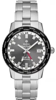 Zodiac Watch Super Sea Wolf World Time GMT