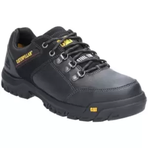 Caterpillar Mens Extension Lace Up Safety Shoe (9 UK) (Black) - Black