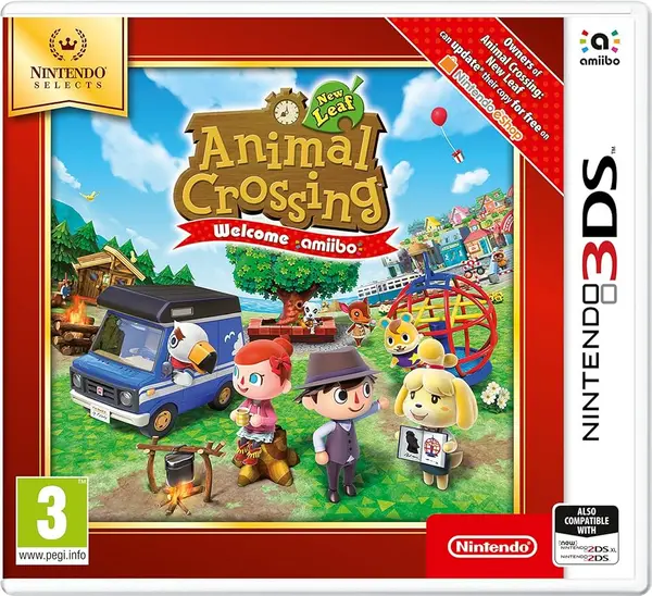Animal Crossing New Leaf Welcome Amiibo Nintendo 3DS Game