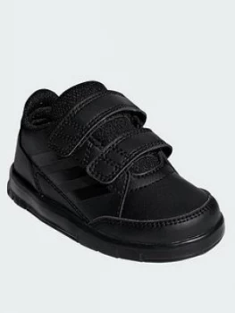 adidas Altasport Infant Trainers - Black, Size 4