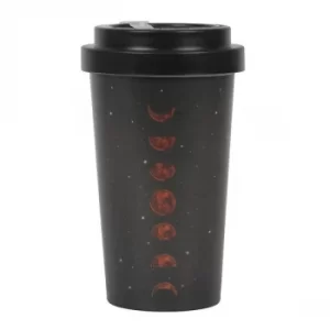 Moon Phases Bamboo Mug with Sleeve