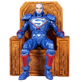 McFarlane DC Multiverse 7" Action Figure - Lex Luthor In Power Suit (Blue Suit with Throne)