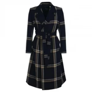 Barbour Womens Killin Tartan Wool Jacket Navy Check 12