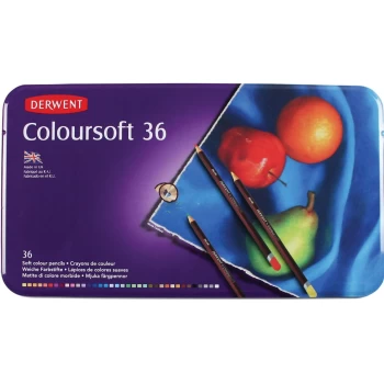 Derwent Coloursoft Pencils Set of 36