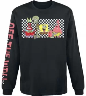 Vans Vans x Spongebob Characters Long-sleeve Shirt black