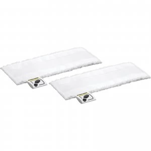 Karcher Floor Tool Microfibre Cloths for SC EASYFIX Steam Cleaners Pack of 2