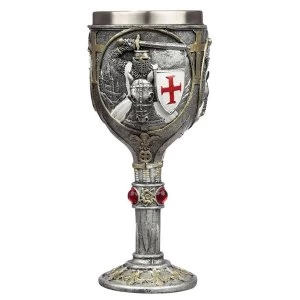 Decorative Crusader Knight Goblet