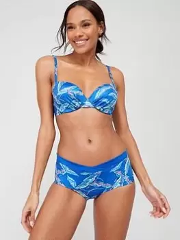 DORINA Noumea Light Padded Bikini Top, Blue, Size 32B, Women