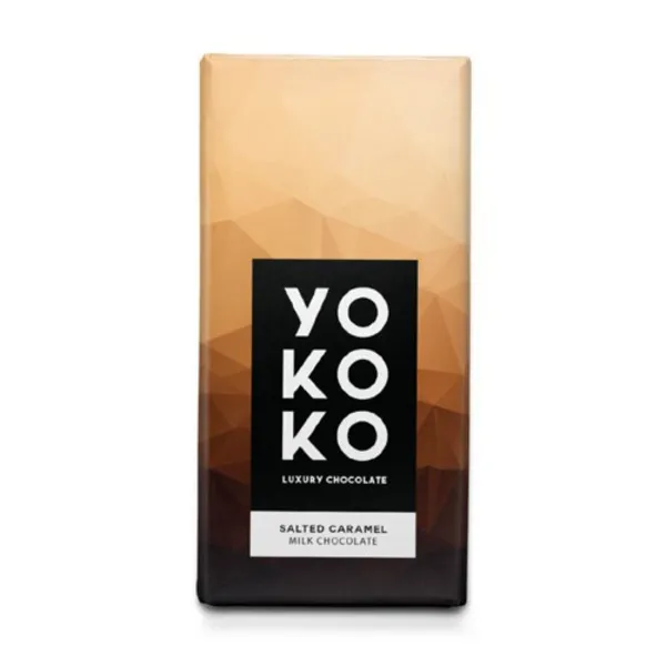 Yokoko Yokoko Chocolate Bar Salted Caramel Milk Chocolate (Bar 100g) - 0401366 0401366