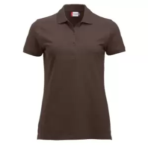 Clique Womens/Ladies Marion Polo Shirt (XL) (Dark Mocha)