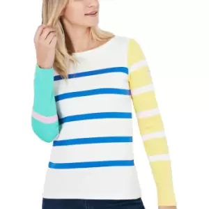 Joules Womens Harbour Relaxed Fit Heavyweight Jersey Top UK 10- Bust 35' (89cm)