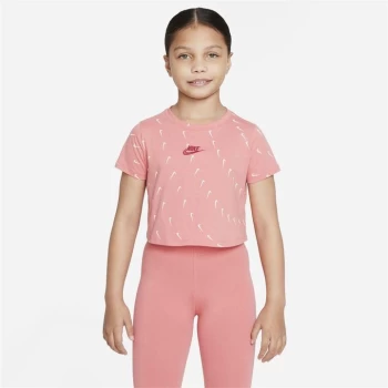 Nike Sportswear Big Kids (Girls') T-Shirt - Pink