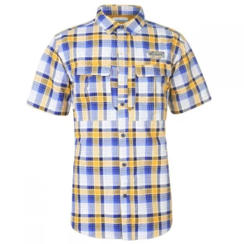 Columbia Short Sleeve Check Shirt Mens - Stinger Plaid