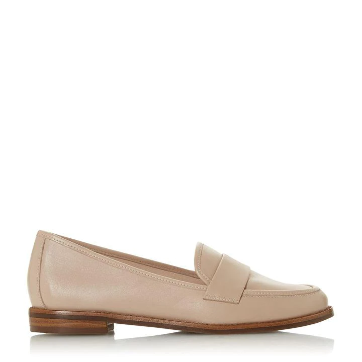 Dune Ecru Leather 'Glenby' Loafers - 3 - cream