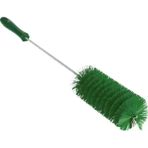 Vikan Pipe brush with handle, medium, Ø 60 mm, pack of 15, green