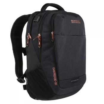 Regatta Oakridge Air 20L Backpack - Blk/RoseGold