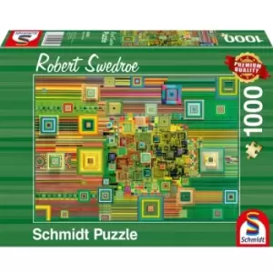 Schmidt Robert Swedroe: Green Flashdrive Jigsaw Puzzle - 1000 Pieces