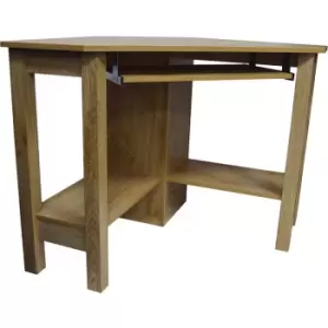 Watsons - horner - Corner Office Desk / Computer Workstation - Oak - Oak