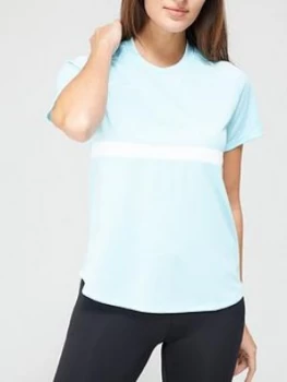 Nike Academy 20 Short Sleeve Top - Sky Blue, Sky Blue, Size L, Women