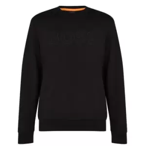 BOSS Welogo Crew Sweatshirt - Black