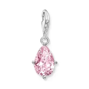 THOMAS SABO Silver CZ Pink Drop Charm