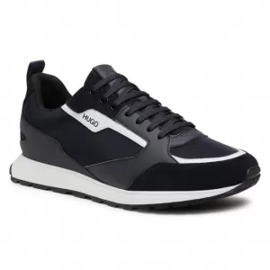 Hugo Boss Icelin Nylon Runner Trainers Black 001 Men