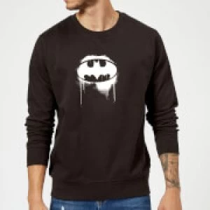 Justice League Graffiti Batman Sweatshirt Black