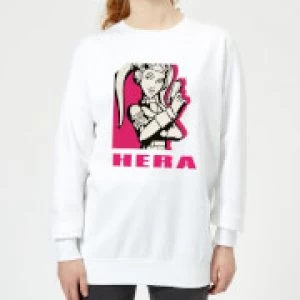 Star Wars Rebels Hera Womens Sweatshirt - White - XXL