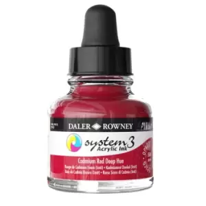 Daler-Rowney System3 Ink 29.5ml Cadmium Red Deep Hue