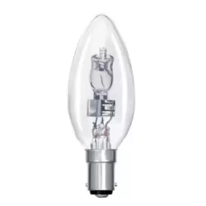 Bell Eco Halogen Candle 42W SBC - Clear - BL05205