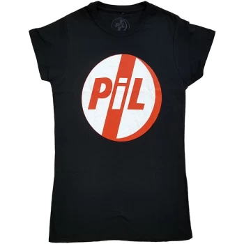 PIL (Public Image Ltd) - Logo Womens X-Large T-Shirt - Black