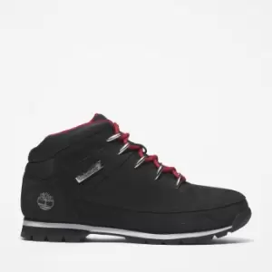 Timberland Euro Sprint Hiker For Men In Black/red Black, Size 8