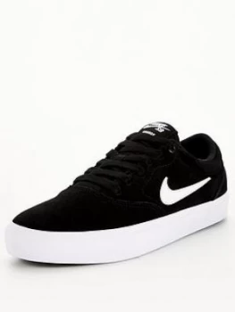 Nike SB Charge Suede - Black/White, Size 8, Women