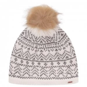 Dare2B Adored Bobble Beanie - White