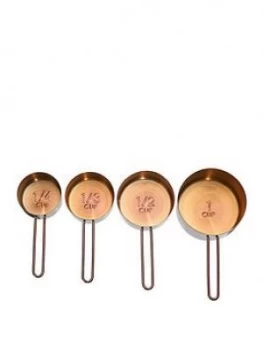 Premier Housewares Alchemist Measuring Cups ; Rose Gold