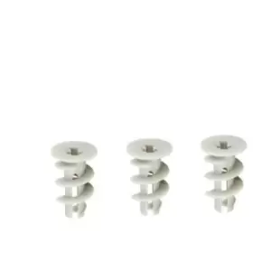 Moderix - Plasterboard Nylon Plastic Self Drill Screw Driva Non Conductive Fixings 8 x 23mm - Pack of 50