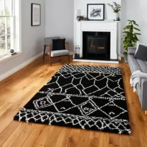 Scandi Berber G276 Rug Scandi Berber G276 Black White