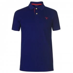 Gant Gant Short Sleeved Polo Mens - Blue 423