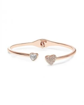 Jon Richard Rose Gold Heart Bangle