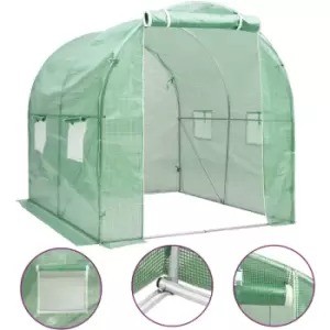 Vidaxl - Greenhouse 4 m² 2x2x2 m Green