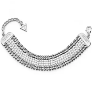 Ladies Guess Silver Plated Midnight Glam Bracelet