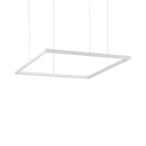 Oracle Decorative Square Integrated Pendant Light White, 3000K, 41W